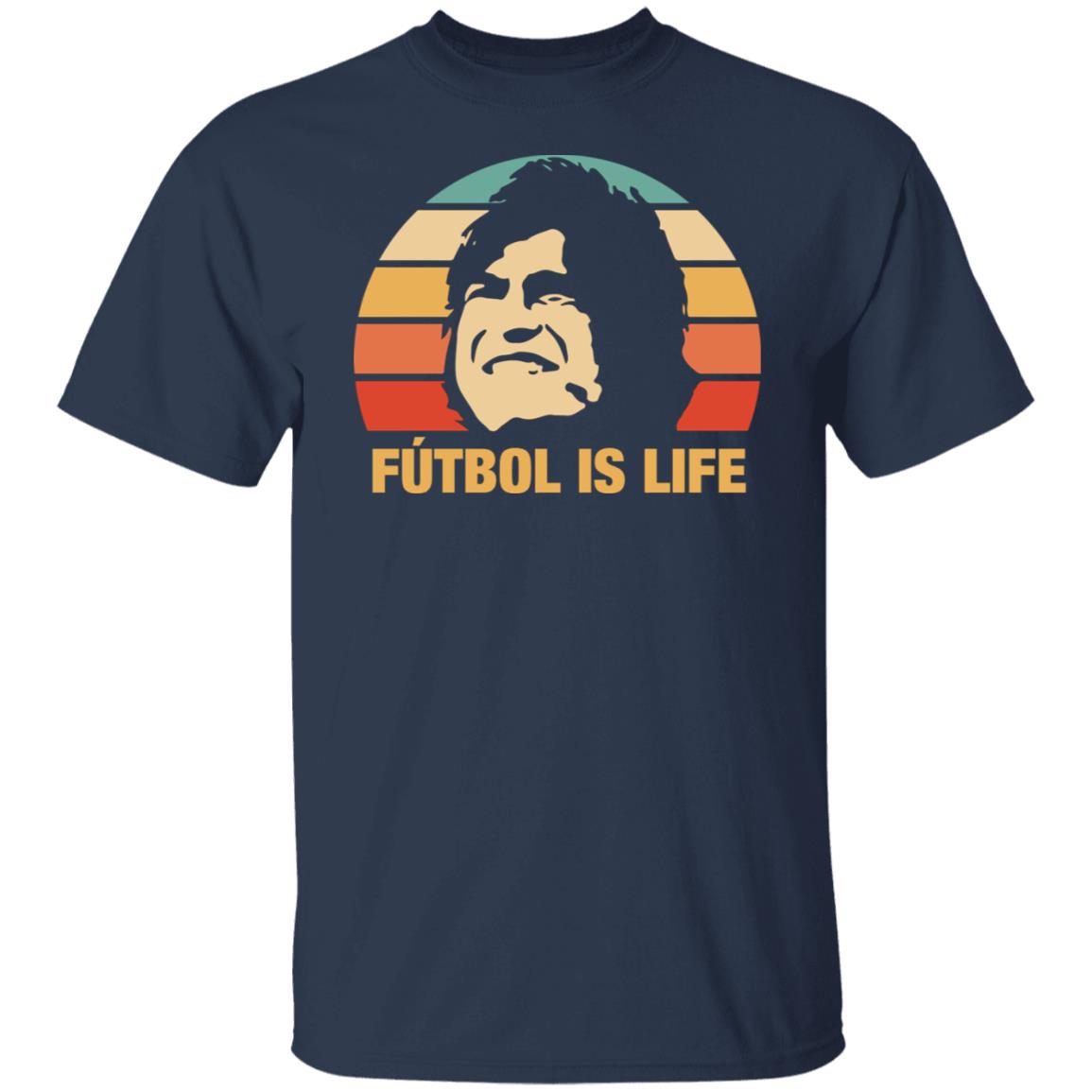 Alternative view of Futbol is life shirt