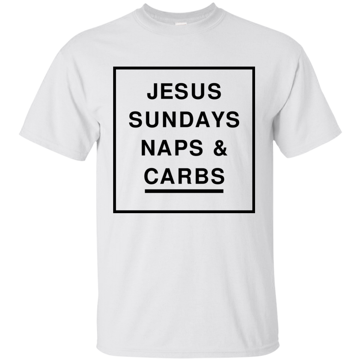 Jesus Sundays Naps Carbs Shirt, Tank - TeesGrab
