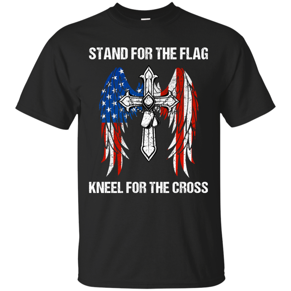 Stand For The Flag Kneel For The Cross T-Shirt, Hoodie - TeesGrab