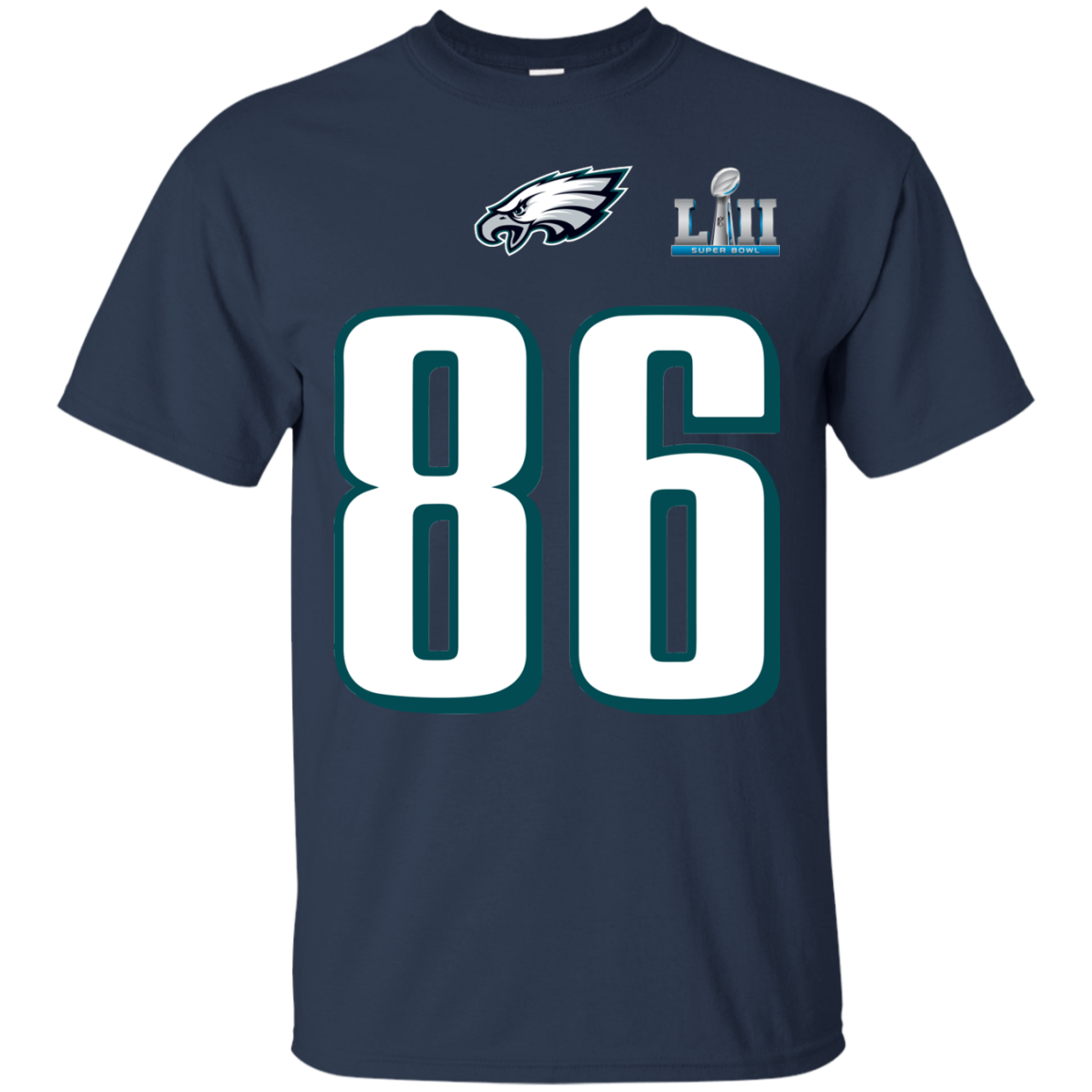 Super Bowl Philadelphia Eagles Zach Ertz 86 T-shirt, Hoodie - TeesGrab