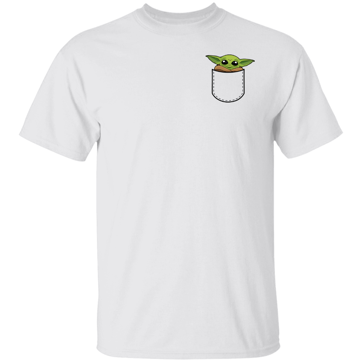 Pocket Baby Yoda T-Shirt - TeesGrab