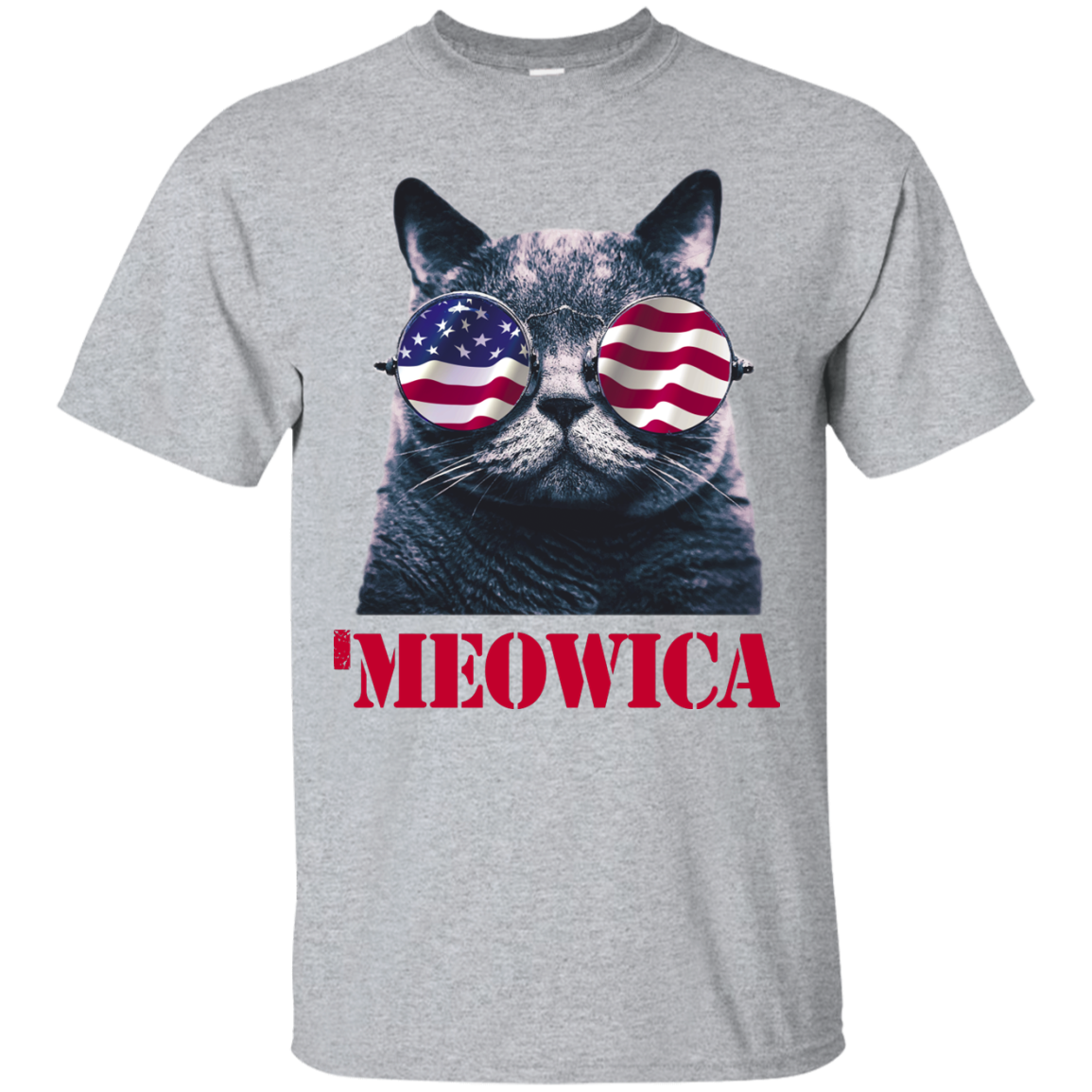 Meowica Funny Cat shirt - TeesGrab
