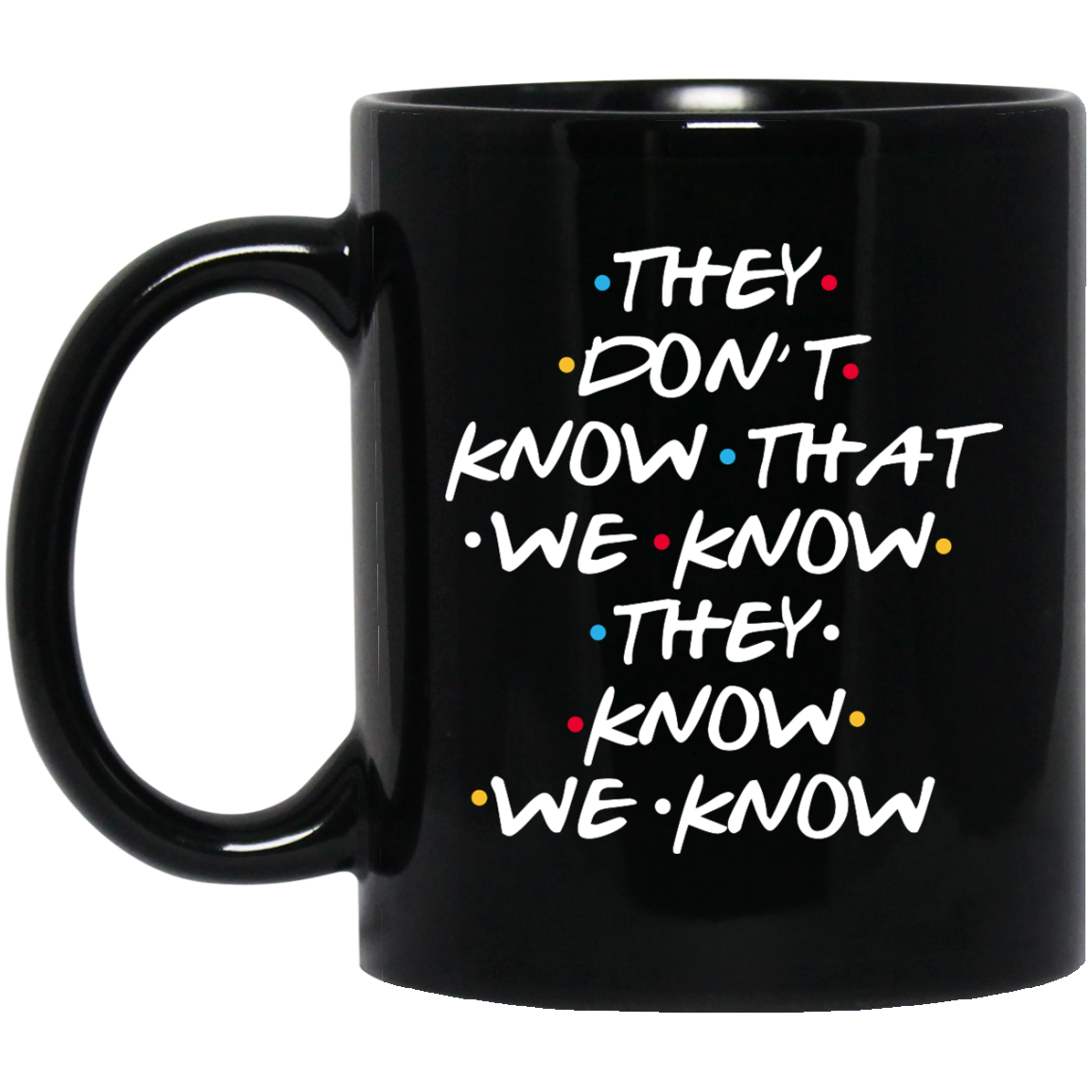 Friends: they don’t know that we know coffe mug - teesgrab