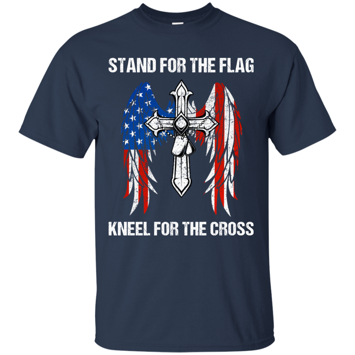 Stand For The Flag Kneel For The Cross T-Shirt, Hoodie - TeesGrab