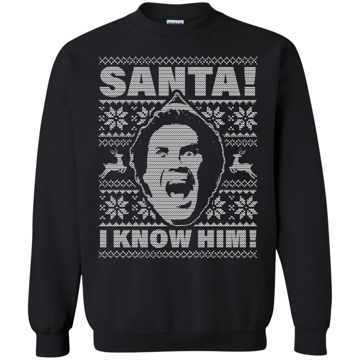 Buddy The Elf - Santa I Know Him Ugly Christmas Sweater - TeesGrab