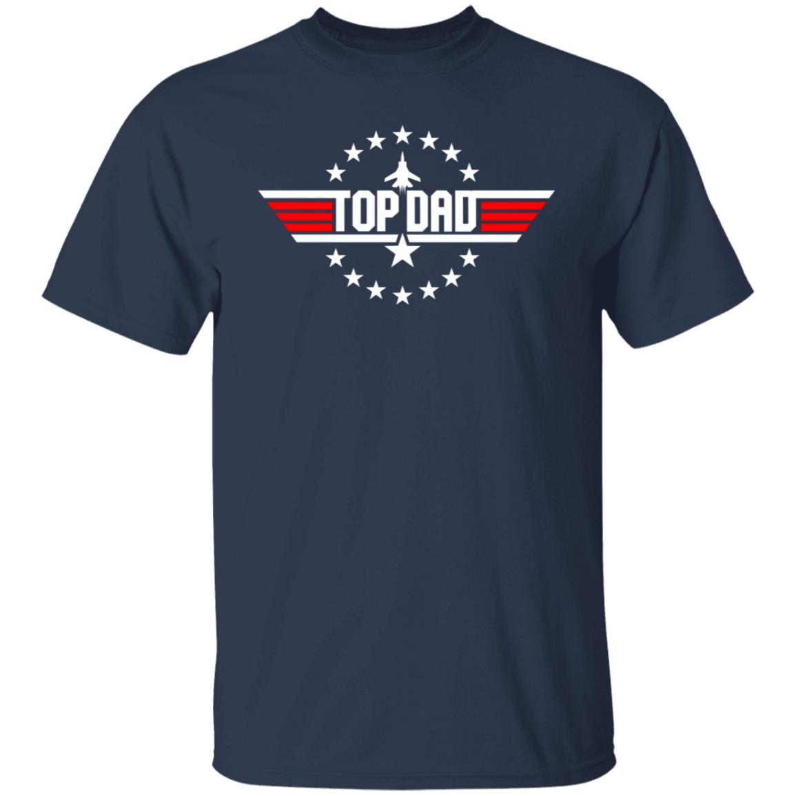 Alternative view of top dad shirt top gun father day t-shirt