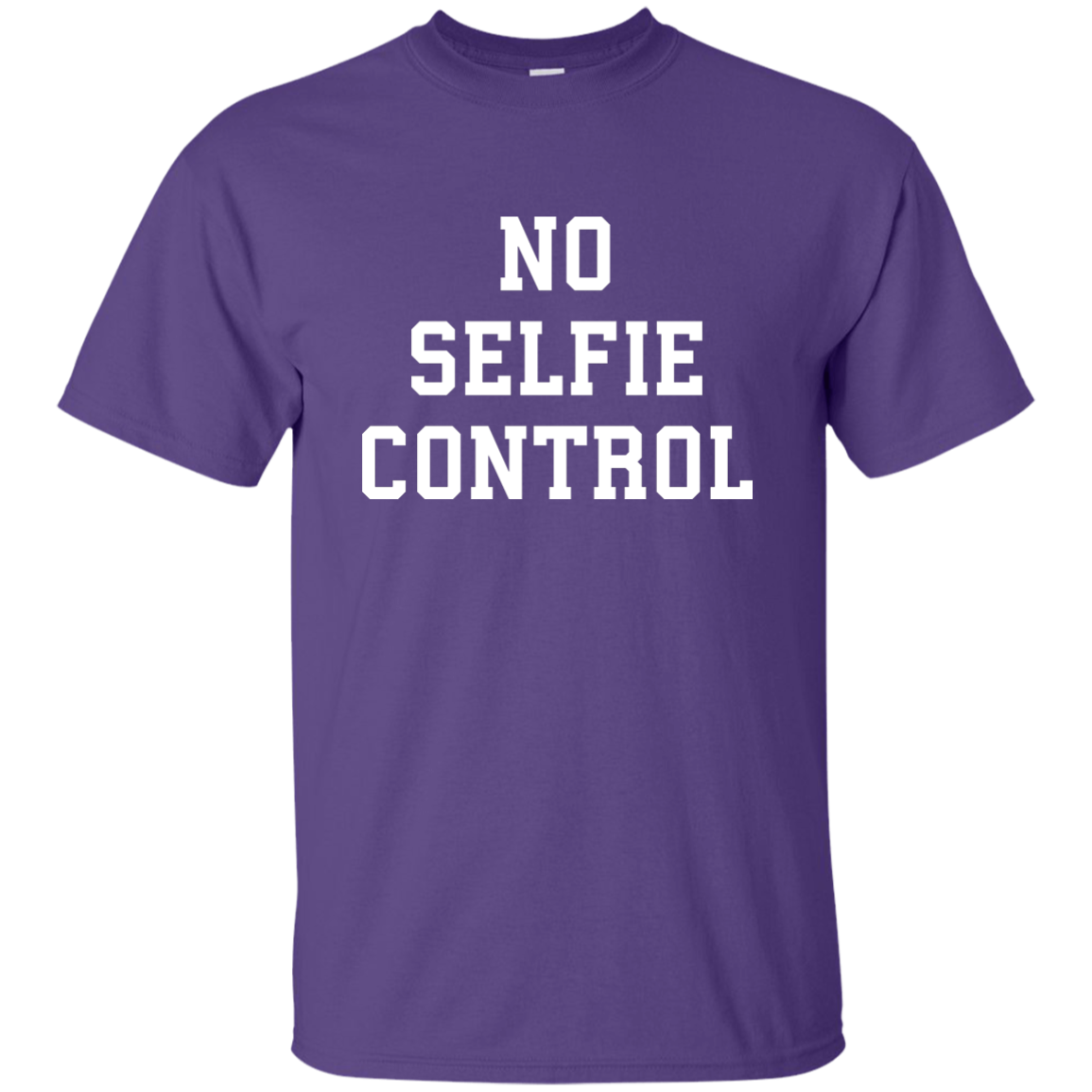 No Selfie Control Shirt, Tank Top - TeesGrab