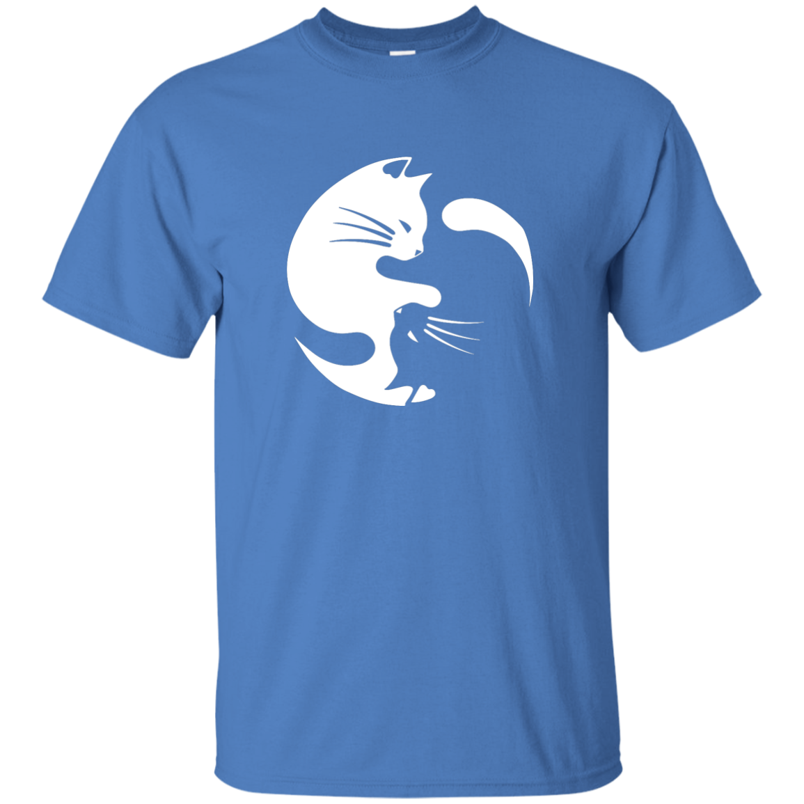 Yin and Yang Cats T-shirt - TeesGrab