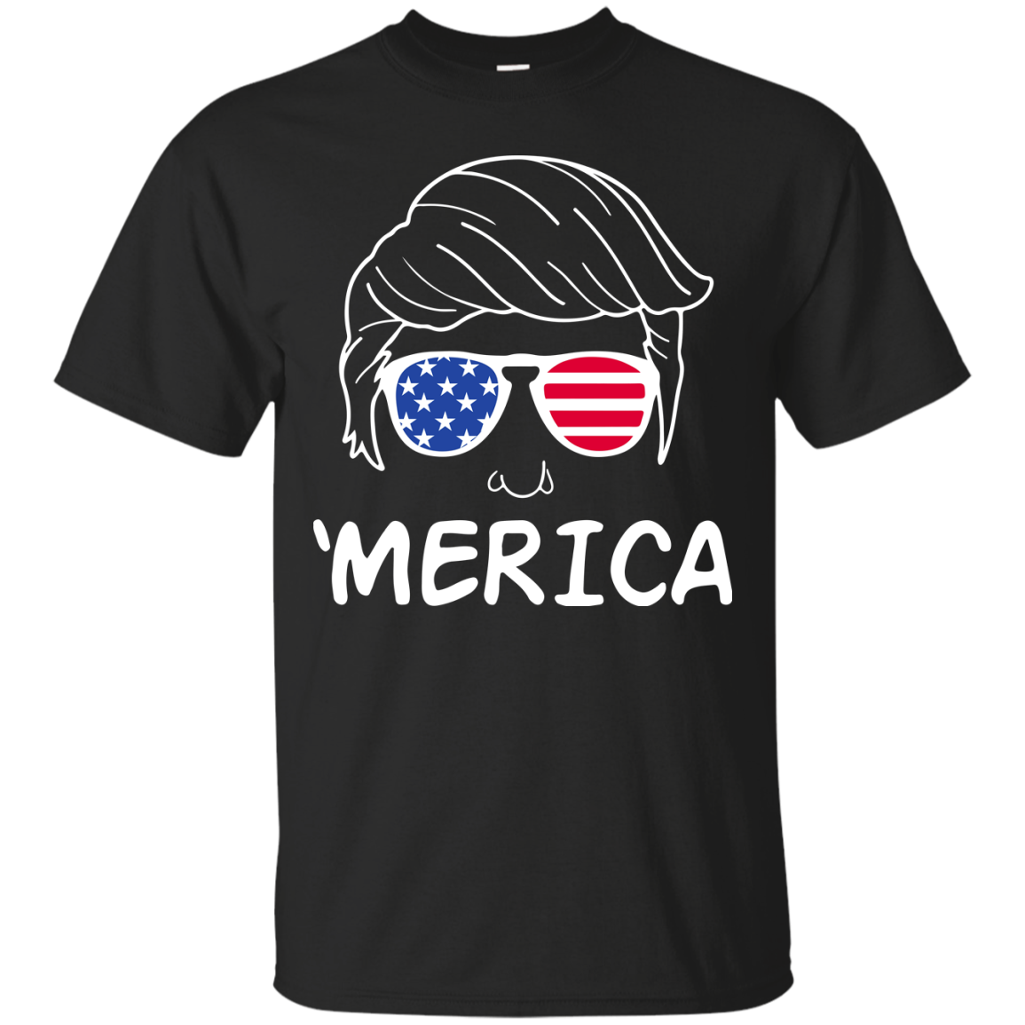 Donald Trump Merica Fourth Of July T-shirt, Hoodie, Tank - TeesGrab
