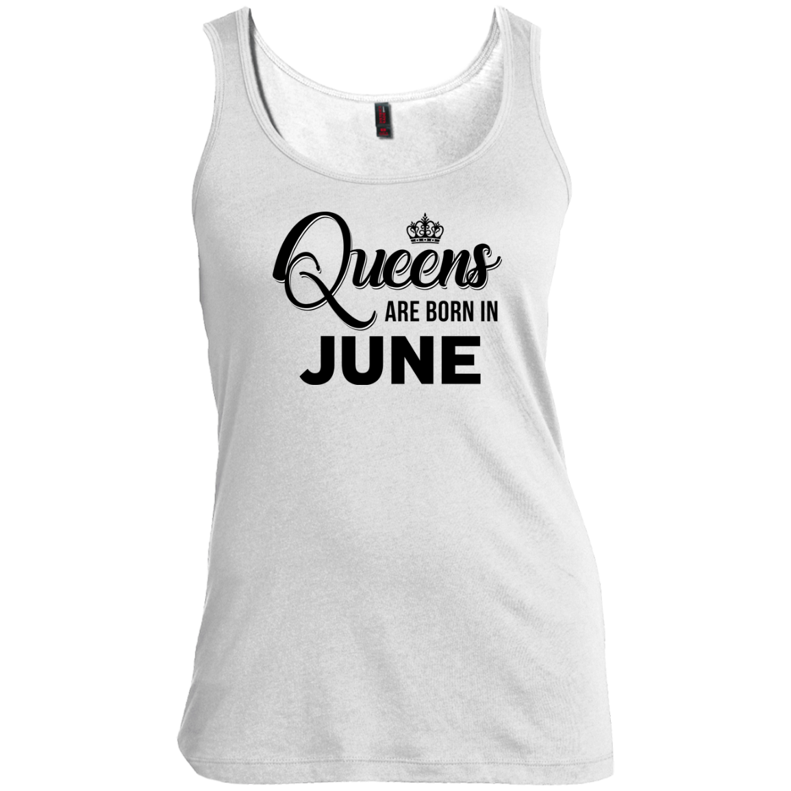 Queens are born in June Shirt, Tank Top, Racerback Tank Top - TeesGrab