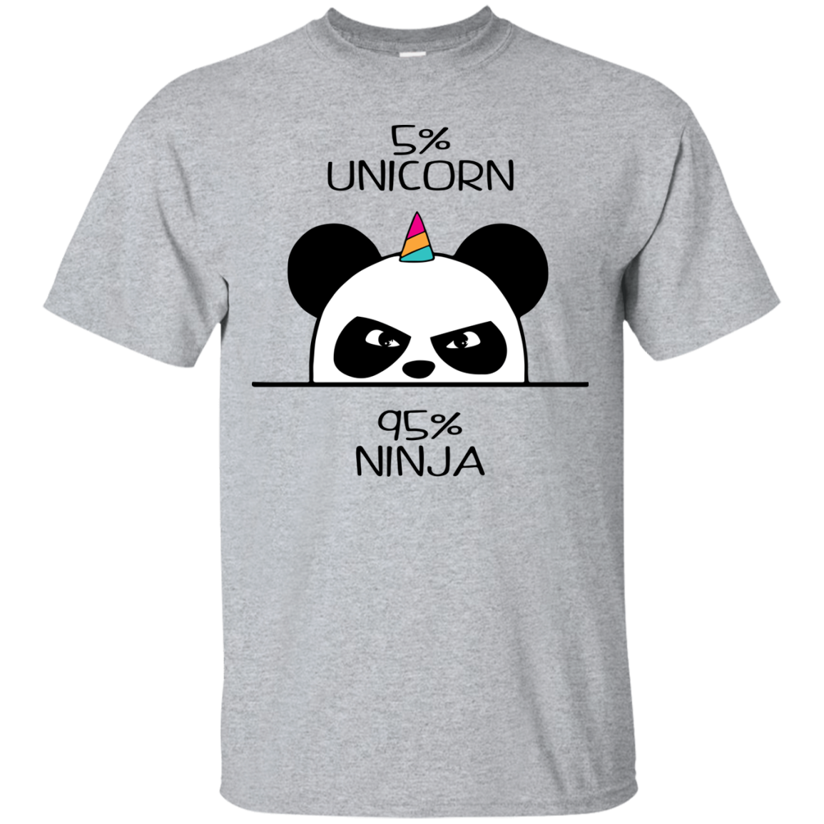 Pandicorn: 5% Unicorn and 95% Ninja Shirt, Hoodie, Tank - TeesGrab