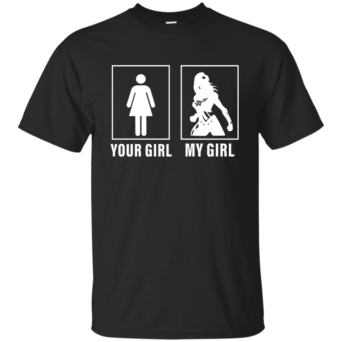 Your Girl vs My Girl Wonder Woman Ver - Shirt - TeesGrab